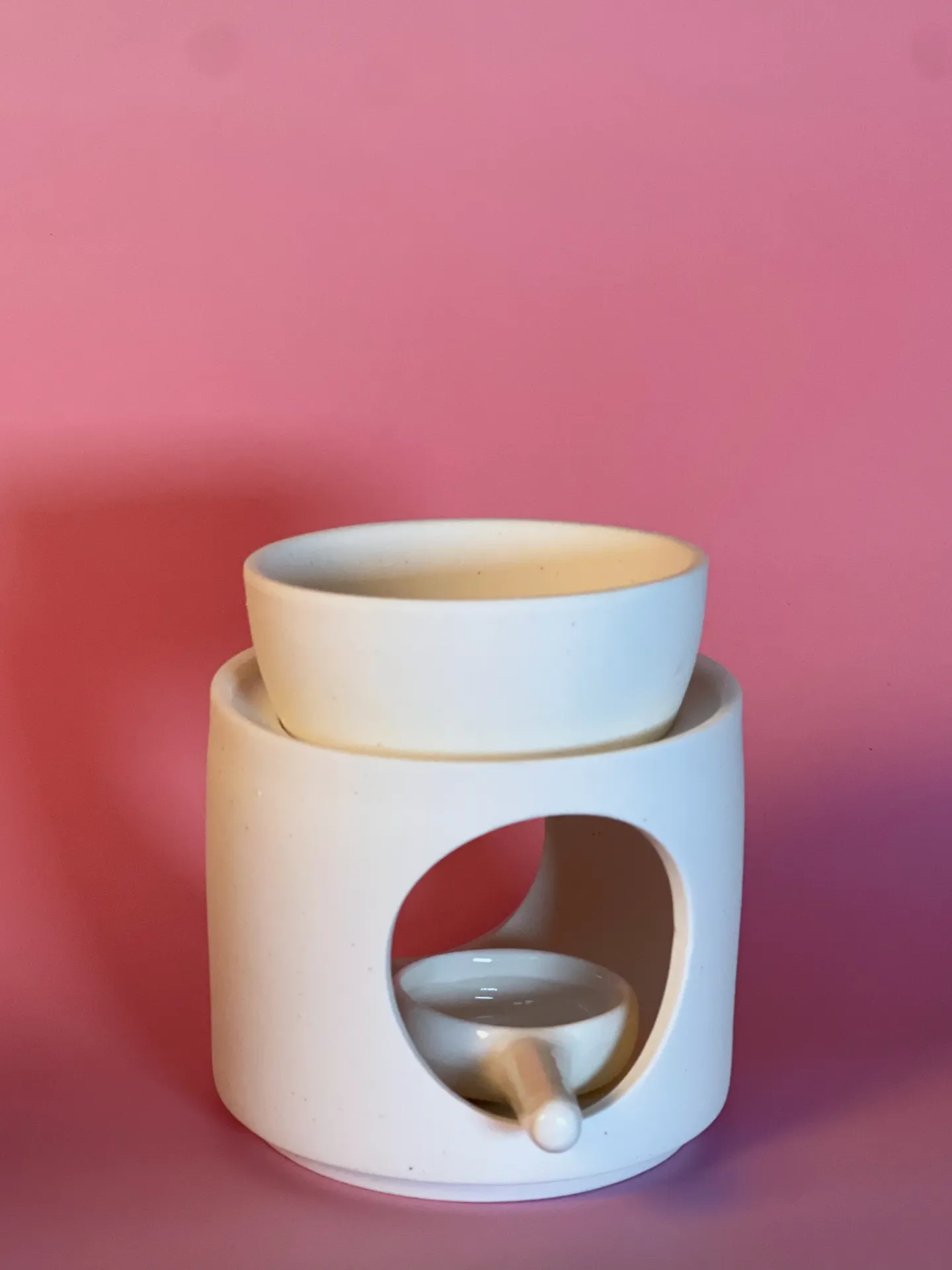 [BBC] Brûleur de Parfum en Céramique (Blanc cassé)